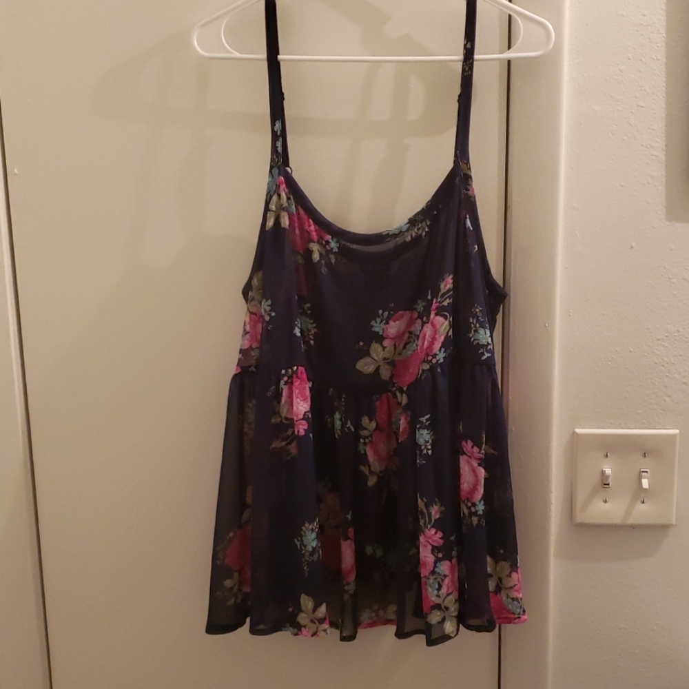 Torrid floral tank top